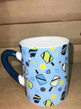 Walmart Ceramic Mug Blue & Yellow